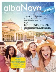 albaNova Magazin für Klassenfahrten und Studienreisen