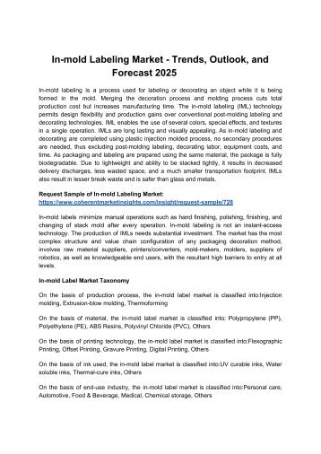 In-mold Labeling Market