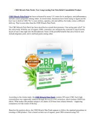 CBD Miracle Pain Patch Final Thoughts