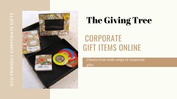 The Giving Tree - Choose from the best Corporate gift items online