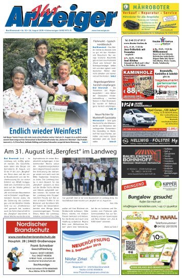 Ihr Anzeiger Bad Bramstedt 34 2019