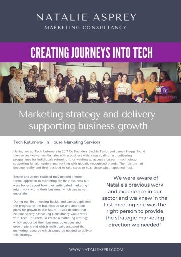 Supporting business growth to create journeys into technology
