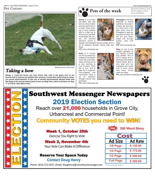 Southwest Messenger - August 25, 2019