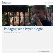 Springer Pädagogische Psychologie 