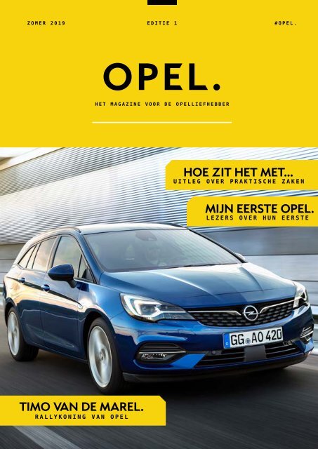 Opel Magazine RUG 2019