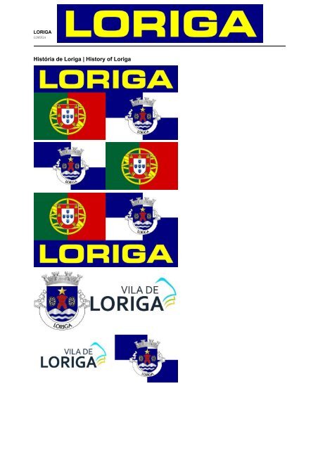 History of Loriga -  História de Loriga PDF