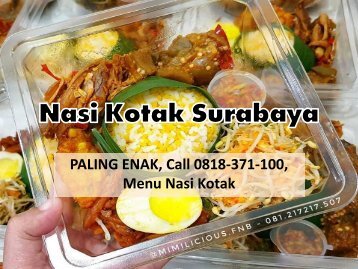 PALING LARIS, Call 0818-371-100, Harga Nasi Kotak