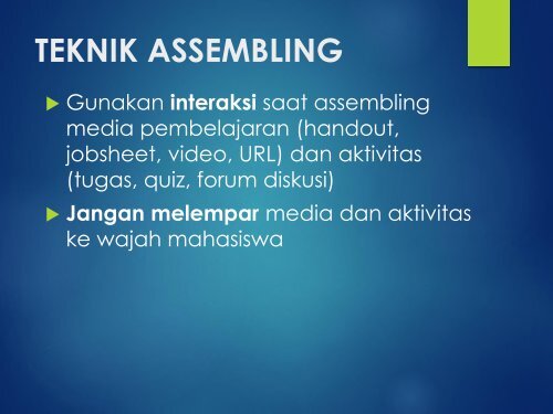 Mendesain Mata Kuliah Blended Learning