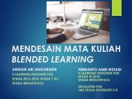 Mendesain Mata Kuliah Blended Learning