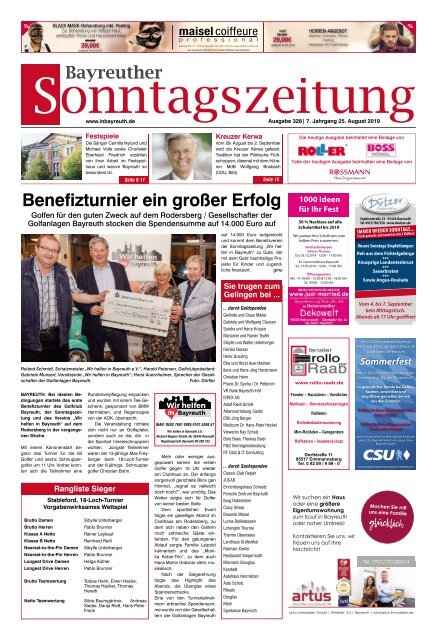 2019-08-25 Bayreuther Sonntagszeitung