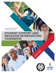Student Support and Behavior Intervention Handbook