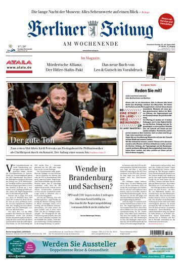 Berliner Zeitung 24.08.2019