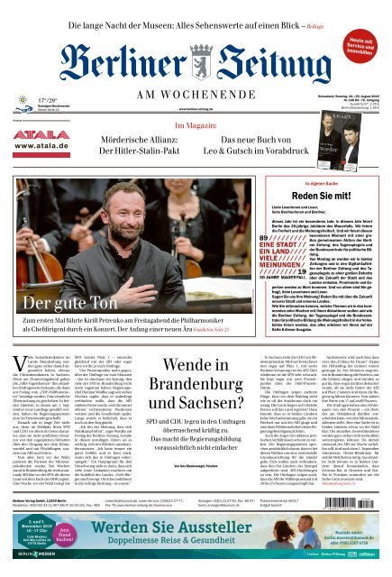 Berliner Zeitung 24.08.2019