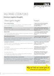 SKILLSROAD- LESSON PLAN 5