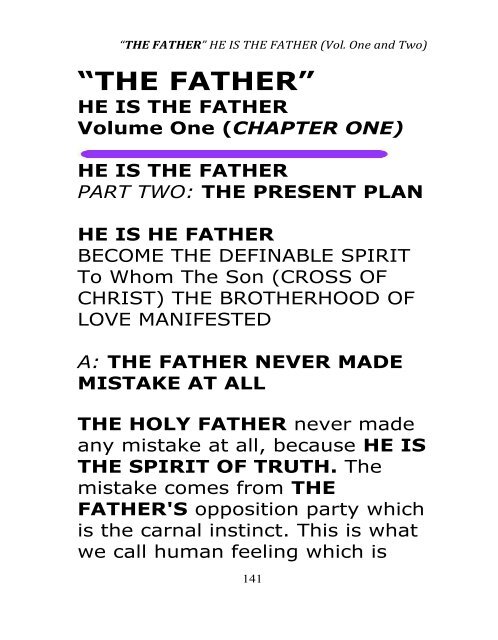 HE IS THE FATHER - AKWA EDISANETE