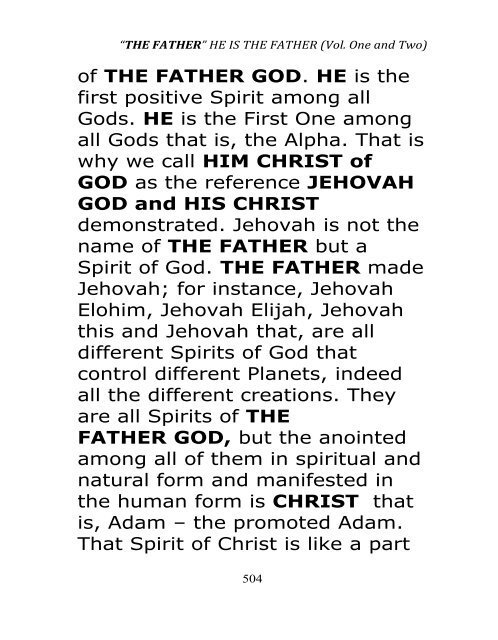 HE IS THE FATHER - AKWA EDISANETE