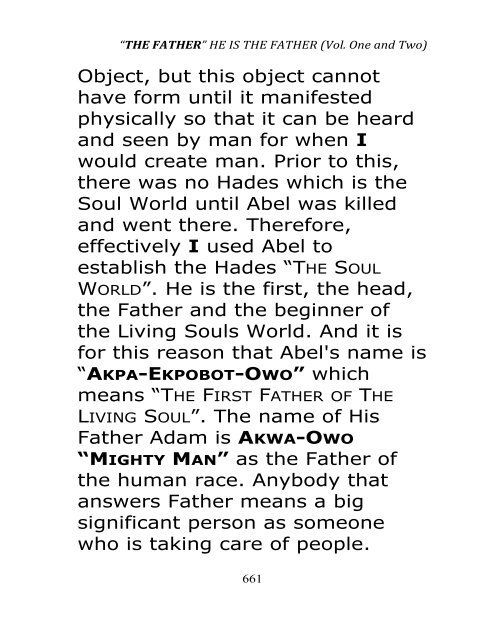 HE IS THE FATHER - AKWA EDISANETE