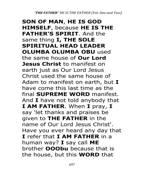 HE IS THE FATHER - AKWA EDISANETE