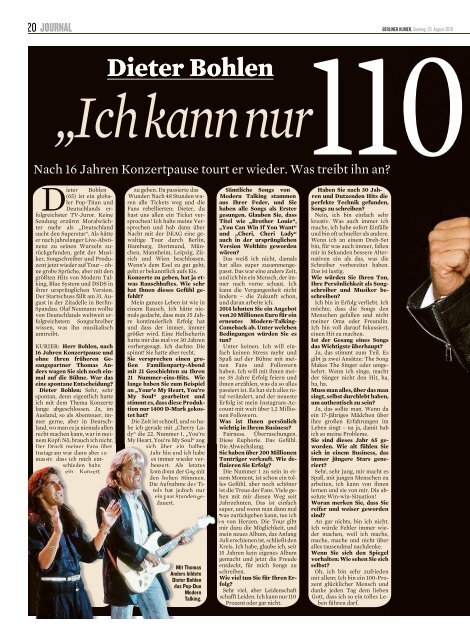 Berliner Kurier 25.08.2019