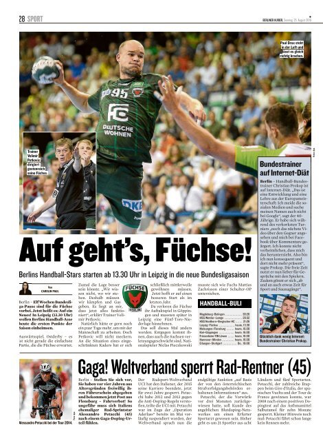 Berliner Kurier 25.08.2019