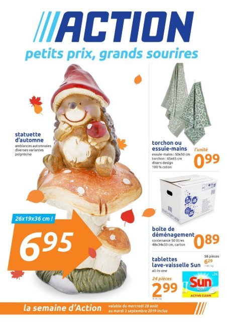 magasin Action catalogue 28 aout-3 septembre 2019