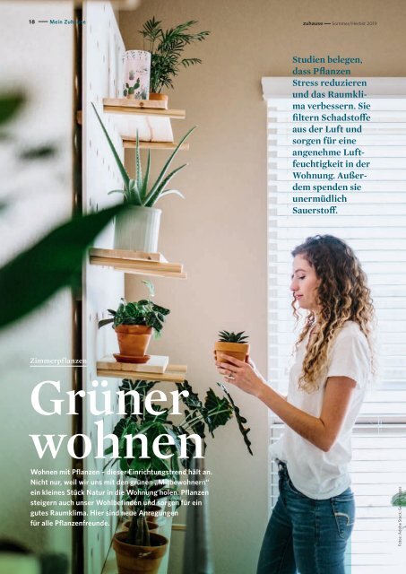 Vonovia Kundenmagazin "zuhause" Sommer/Herbst 2019