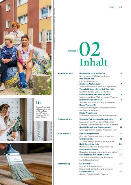 Vonovia Kundenmagazin "zuhause" Sommer/Herbst 2019