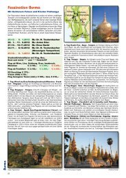 Faszination Burma - Beinwachs Reisen