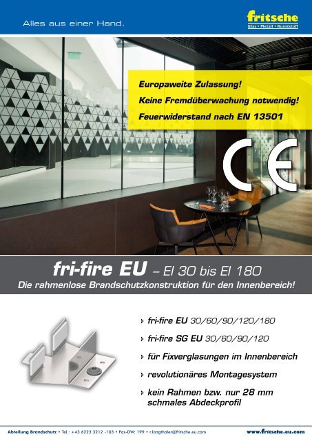 BS011 - friINFO - fri-fire EU - Rahmenlose Brandschutzkonstruktion