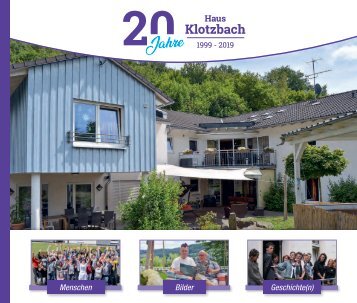 20 Jahre Haus Klotzbach