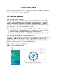 Digital Counter FAQs