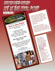 Art in the Park 2019 booklet