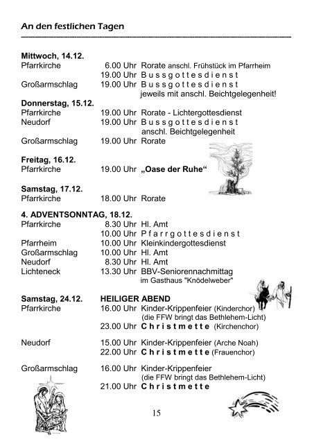 KIRCHE braucht MUSIK - MUSIK braucht SIE! - Grüß Gott in unserer ...