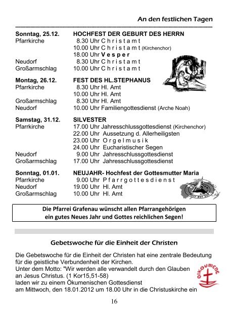 KIRCHE braucht MUSIK - MUSIK braucht SIE! - Grüß Gott in unserer ...