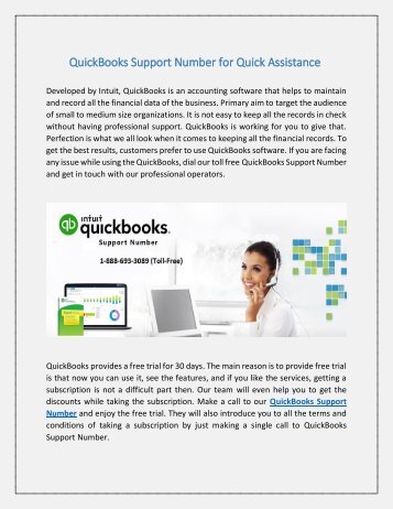 QuickBooks Support Number Quick Assistance 