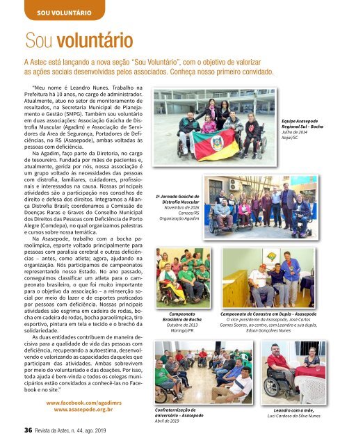 Revista da Astec Edição Nº 44 - Agosto de 2019