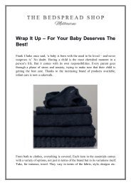 Wrap It Up – For Your Baby Deserves The Best