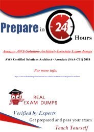 AWS-Solution-Architect-Associate Practice Test - RealExamDumps.com