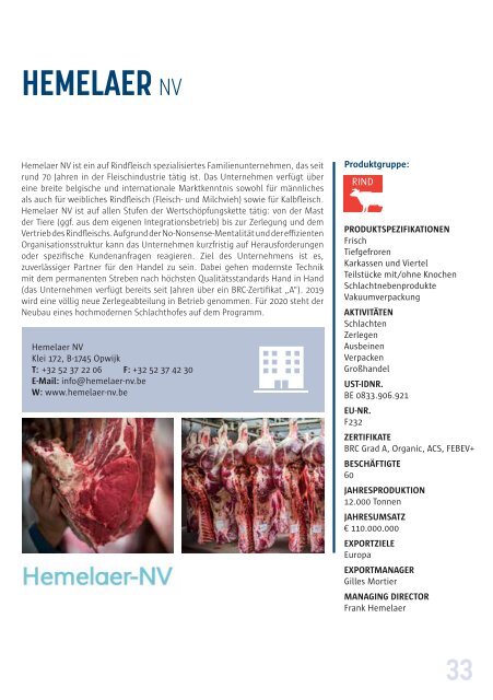 Belgian Meat Office - Meat News 2/2019