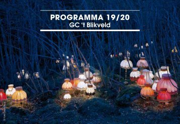 Seizoensbrochure 2019-2020 GC 't Blikveld - Bonheiden