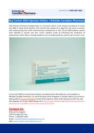 Buy Corion HCG Injection Online-Reliable Canadian Pharmacy