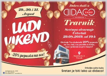 Didaco Shop - Otvaranje Travnik letak