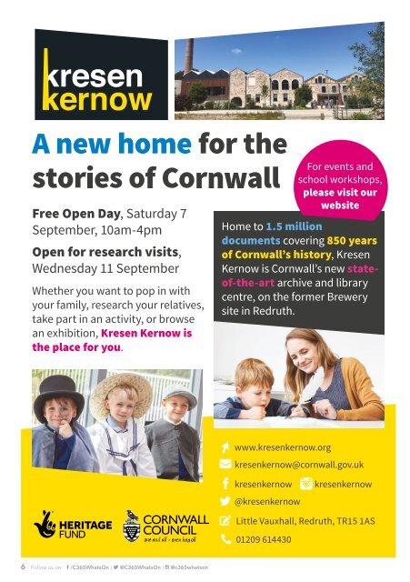 Cornwall 365 What's On | Autumn 2019