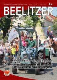 Beelitzer Nachrichten - Juli 2019