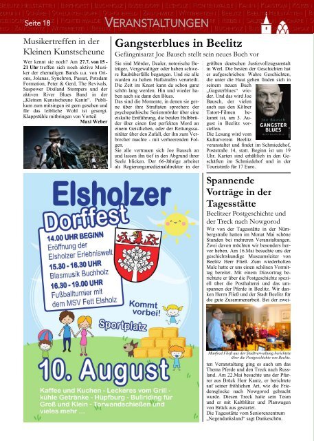 Beelitzer Nachrichten - Juli 2019