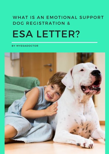 What is an Emotional Support Dog Registration & ESA Letter? What is an Emotional Support Dog Registration & ESA Letter?