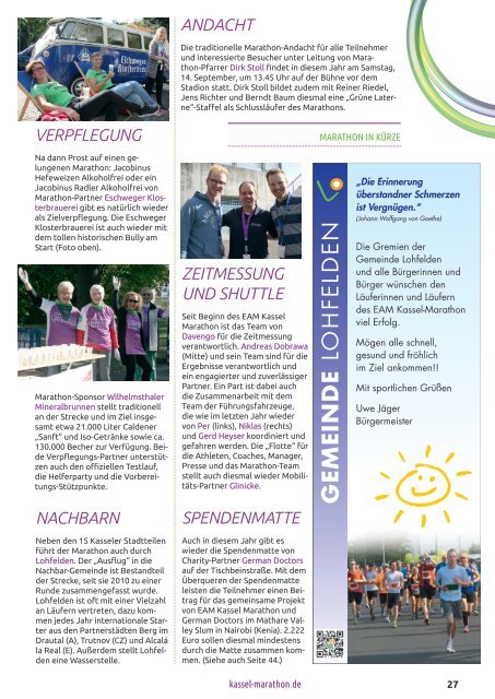 EAM Kassel Marathon - Das Magazin 2019
