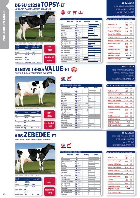 EMEA Genetic Directory August 2019