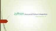 Jython(Java and Python Intergration)