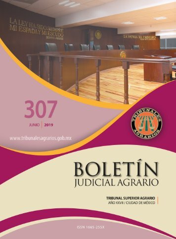 Boletín Judicial Agrario 307